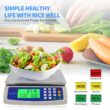 RUJIXU Large Digital Kitchen Scale 30KG Commercial Food Scale 66LB
