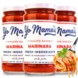 Yo Mama's Foods Keto Marinara Pasta Sauce - (3) 12.5 Ounce Jars - No Sugar Added, Low Carb, Low Sodium, Gluten Free