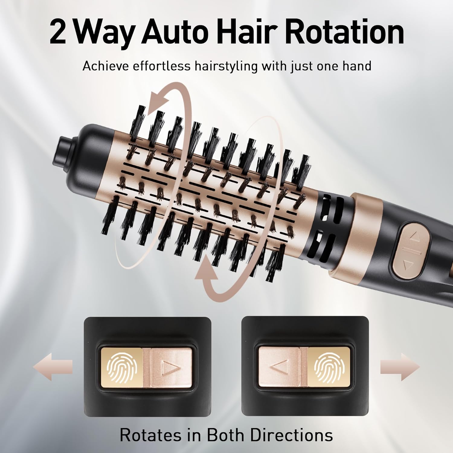 Beautimeter 3-in-1 Hot Air Styler: Rotating Blow Dryer Brush with 2-Inch and 1.5-Inch Brushes Beautimeter 3-in-1 Hot Air Styler: Rotating Blow Dryer Brush with 2-Inch and 1.5-Inch Brushes - Image 8
