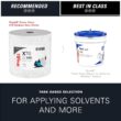 WypAll PowerClean X70 Medium Duty Cloths, Jumbo Roll (41600), Long Lasting Towels, White (870 Sheets/Roll, 1 Roll/Case, 870 Sheets/Case)