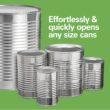 Hamilton Beach Walk 'n Cut Electric Can Opener for Kitchen, Automatic and Hand-Free, Cordless & Rechargeable, Black