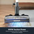 Eureka Corded Stick Vacuum Cleaner for Home Pet Hair, Lightweight Vacuum Cleaner with Powerful Suction, Blue, NES520BL