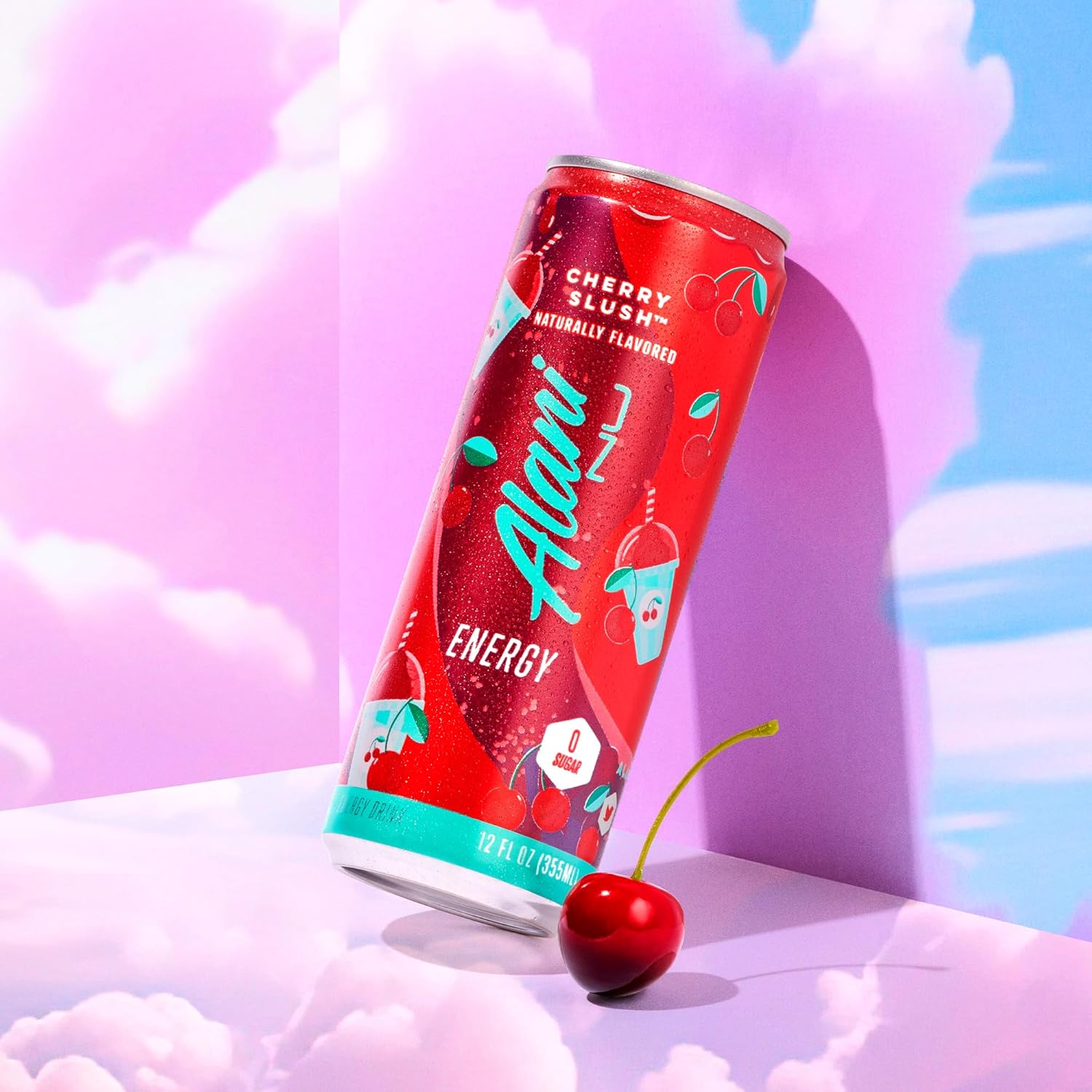 Alani Nu CHERRY SLUSH Sugar Free, Low Calorie Energy Drinks, Antioxidants, Biotin, B Vitamins, Zero Sugar, 12 Count Alani Nu CHERRY SLUSH Sugar Free, Low Calorie Energy Drinks, Antioxidants, Biotin, B Vitamins, Zero Sugar, 12 Count - Image 8