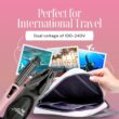 Alure Heated Styling Brush - 3-in-1 Ionic Hair Curler/Straightener with Anti-Scald Nylon Bristles