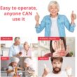 Kitchen Mama Auto Electric Can Opener - Automatic, Hands Free, Smooth Edge, Battery Operated (Red)
