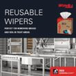 Wypall General Clean X60 Multi-Task Cleaning Cloths (34790), Pop-Up Box, White, 10 Boxes/Case, 126 Sheets/Box, 1,260 Sheets/Case