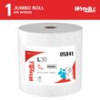 WypAll GeneralClean L30 Heavy Duty Cleaning Towels, Jumbo Roll (05841), Strong and Soft Towels, White (875 Sheets/Roll, 1 Roll/Case, 875 Sheets/Case)