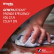 Wypall General Clean X60 Multi-Task Cleaning Cloths (34790), Pop-Up Box, White, 10 Boxes/Case, 126 Sheets/Box, 1,260 Sheets/Case