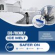 Pet-Friendly Ice Melt – Fast-Acting Magnesium Chloride Formula, Safer for Pets & Surfaces, 15lb Bucket with Scoop