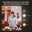 Philips Hue A19 LED Smart Light Bulb - White and Color Ambiance - 60W Indoor Light Bulb, 3 Pack