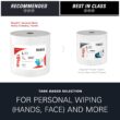 WypAll GeneralClean L30 Heavy Duty Cleaning Towels, Jumbo Roll (05841), Strong and Soft Towels, White (875 Sheets/Roll, 1 Roll/Case, 875 Sheets/Case)