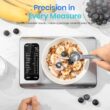 Etekcity Smart Food Kitchen Scale with Nutritional Calculator, Free App with 19 Nutrients Tracking, Calorie, Marco, 11lb