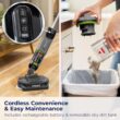 Bissell SpinWave + Vac Cordless, Hard Floor Spin Mop + Vacuum, Lay-Flat, Multi-Use Cleaning, Hard Floor Sanitize Formula Included