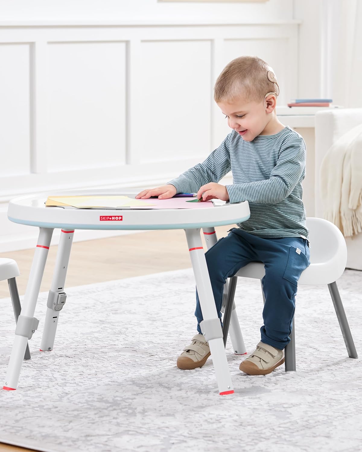 Skip Hop Baby Activity Center: Interactive Play Center with 3-Stage Grow-with-Me Functionality, 4mo+, Silver Lining Cloud Skip Hop Baby Activity Center: Interactive Play Center with 3-Stage Grow-with-Me Functionality, 4mo+, Silver Lining Cloud - Image 7