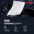Wypall General Clean X60 Multi-Task Cleaning Cloths (34790), Pop-Up Box, White, 10 Boxes/Case, 126 Sheets/Box, 1,260 Sheets/Case