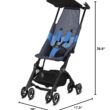 gb Pockit Air All Terrain Ultra Compact Lightweight Travel Stroller with Breathable Fabric in Night Blue