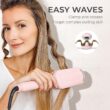 TYMO ROVY Beach Waves Curling Wand, Ionic Deep Waver Hair Curler Tool with Ceramic 3 Barrel for Women, Pink, 1.25 Inch TYMO ROVY Beach Waves Curling Wand, Ionic Deep Waver Hair Curler Tool with Ceramic 3 Barrel for Women, Pink, 1.25 Inch