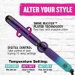 Bed Head Rough Volume Digital Hair Curling Wand | Fast Heat Up and Massive Shine, (1-1/4 in)