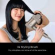 Shark HD112BRN Hair Blow Dryer HyperAIR Ionic Hair Dryer with 2-in-1 Concentrator and Styling Attachments, Auto Presets