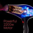 Professional Ionic Hair Dryer for Salon, 2200W Powerful Blow Dryer