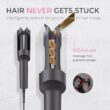 TYMO Automatic Rotating Curling Iron - TYMO CURLPRO Beach Waves 1 Inch Curling Wand, Metallic Gray