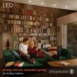 Sylvania LED Flood BR30 Light Bulb, 65W = 9W, 650 Lumens, Dimmable, 2700K, Soft White - 12 Pack (41262)