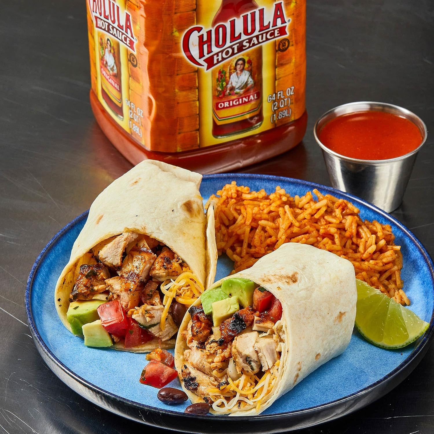 Cholula Original Hot Sauce, 64 fl oz - One 64 Fluid Ounce Bulk Container of Hot Sauce with Mexican Peppers and Signature Spice Blend Cholula Original Hot Sauce, 64 fl oz - One 64 Fluid Ounce Bulk Container of Hot Sauce with Mexican Peppers and Signature Spice Blend - Image 6