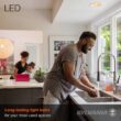 Sylvania LED Flood BR30 Light Bulb, 65W = 9W, 650 Lumens, Dimmable, 2700K, Soft White - 12 Pack (41262)
