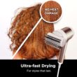 Shark HD112BRN Hair Blow Dryer HyperAIR Ionic Hair Dryer with 2-in-1 Concentrator and Styling Attachments, Auto Presets