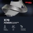 WypAll PowerClean X70 Medium Duty Cloths, Jumbo Roll (41600), Long Lasting Towels, White (870 Sheets/Roll, 1 Roll/Case, 870 Sheets/Case)