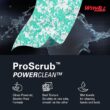 WypAll PowerClean ProScrub Heavy Duty Wet Towels (91371), Dual Action Cleaning, Large 9.5" x 12" Wipes, Bucket Included (75 Sheets/Container)
