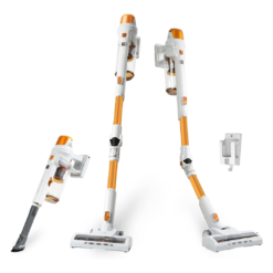 Kenmore DS4030 21.6V Cordless Stick Vacuum with EasyReach Wand, Lightweight Cleaner, Orange