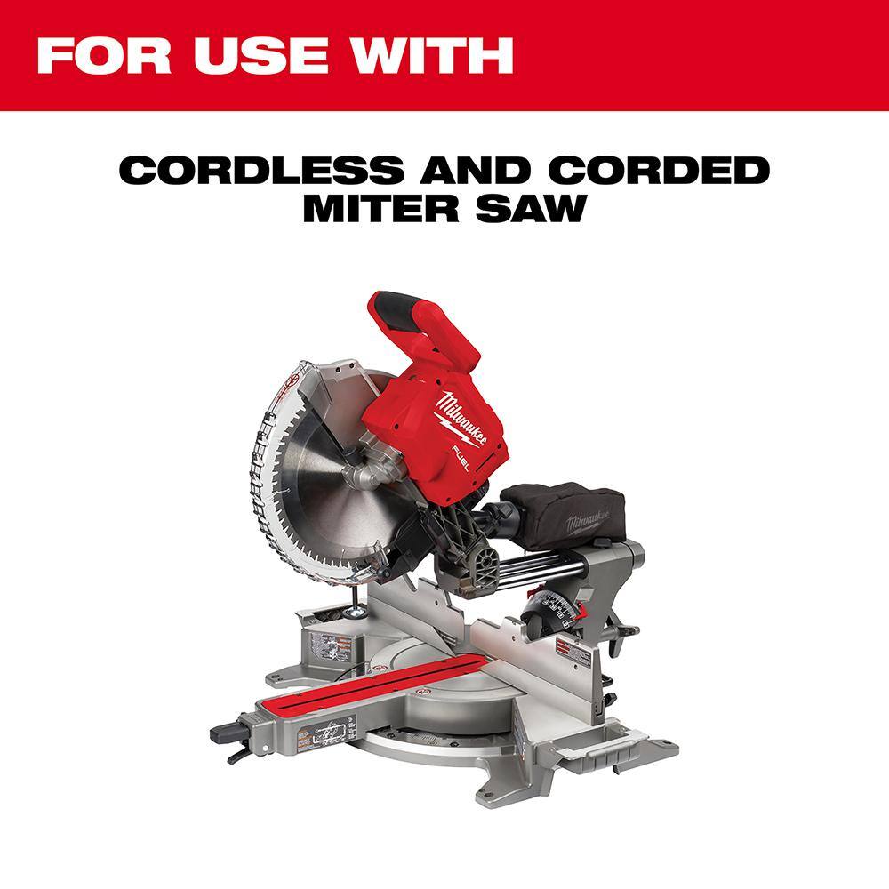 Milwaukee 12 in. x 100-Tooth Ultra Fine Finish Circular Saw Blade Milwaukee 12 in. x 100-Tooth Ultra Fine Finish Circular Saw Blade - Image 6