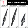 Milwaukee 48-89-9221 Step Drill Bit Set