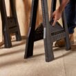 Stanley STST60952 4 in. W x 32 in. H Plastic Folding Sawhorse (2 Pack)