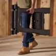 Stanley STST60952 4 in. W x 32 in. H Plastic Folding Sawhorse (2 Pack)