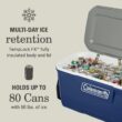 Coleman Classic Series 100-Quart Wheeled Cooler, Twilight Coleman Classic Series 100-Quart Wheeled Cooler, Twilight