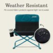 Coleman Cross Rocker Outdoor Rocking Chair, Ocean
