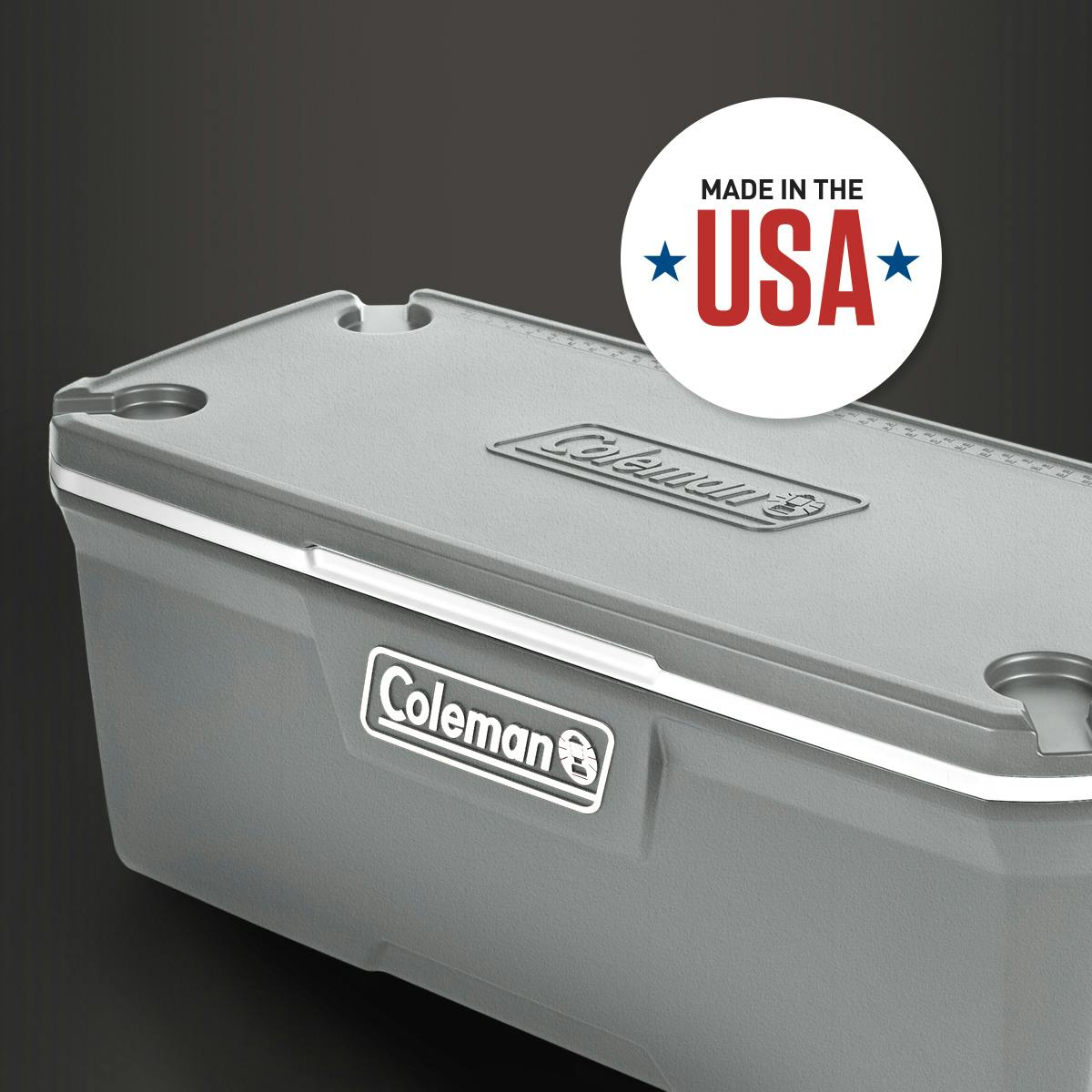 Coleman Classic Series 150-Quart Hard Cooler, Rock Gray Coleman Classic Series 150-Quart Hard Cooler, Rock Gray - Image 6