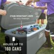 Coleman Classic Series 100-Quart Wheeled Cooler, Rock