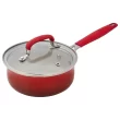 The Pioneer Woman 25-Piece Ceramic Nonstick Aluminum Cookware Set, Ombre Red