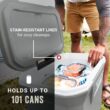 Coleman Classic Series 65-Quart Wheeled Cooler, Rock
