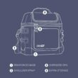 Coleman Pro 24-Can Soft Cooler, Blue Sky