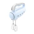 SMEG Pastel Blue 50's Retro Style Electric Hand Mixer with Set of Beaters, Set of Dough Hooks and Set of Whisks SMEG Pastel Blue 50's Retro Style Electric Hand Mixer with Set of Beaters, Set of Dough Hooks and Set of Whisks