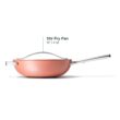 Caraway Non-Stick Stir Fry Pan - 12” Wok-Inspired Pan - Free From Forever Chemicals - Stainless Steel Handles - Perracotta