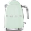 SMEG 50's Retro Style Electric Water Kettle with Automatic Shutoff, Removable Base, and Water Indicator, KLF03PBUS, Pastel Green