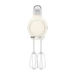 SMEG Cream 50's Retro Style Electric Hand Mixer with Set of Beaters, Set of Dough Hooks and Set of Whisks SMEG Cream 50's Retro Style Electric Hand Mixer with Set of Beaters, Set of Dough Hooks and Set of Whisks