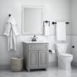 PAHSFS 5-Pieces Matte Black Bathroom Hardware Accessories Set, Towel Racks for Bathroom Wall Mounted.