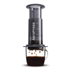 AeroPress Original Coffee and Espresso-style Maker, Barista Level Portable Coffee Maker with Chamber, Plunger, & Filters