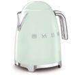 SMEG 50's Retro Style Electric Water Kettle with Automatic Shutoff, Removable Base, and Water Indicator, KLF03PBUS, Pastel Green